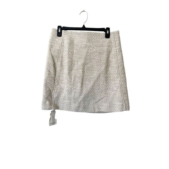 MM.Lafleur New York‎ Sea Salt Ivory Rowley 1.0 Cotton Boucle Mini Skirt Size 8 - Picture 1 of 5